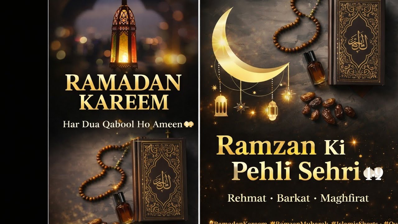 Ramadan Kareem 2026 | Rehmat, Barkat aur Maghfirat Ka Mubarak Mahina | Heart Touching Ramadan  🌙✨
