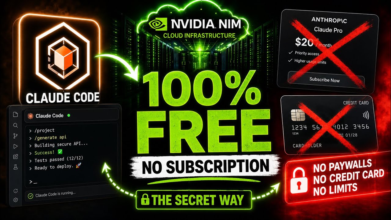 Claude Code FREE? Use Claude Code Without Anthropic API (NVIDIA NIM Setup Guide)
