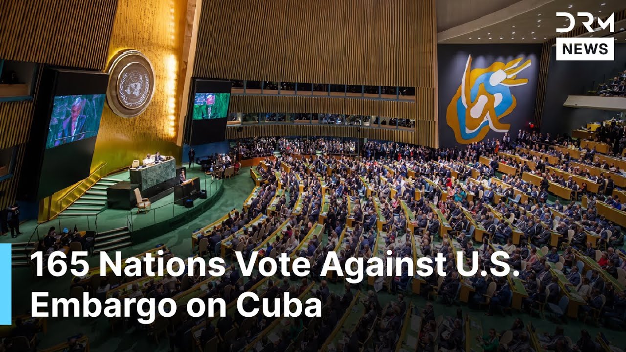 BREAKING NEWS: UN General Assembly Adopts Resolution to End U.S. Sanctions on Cuba | AC1N