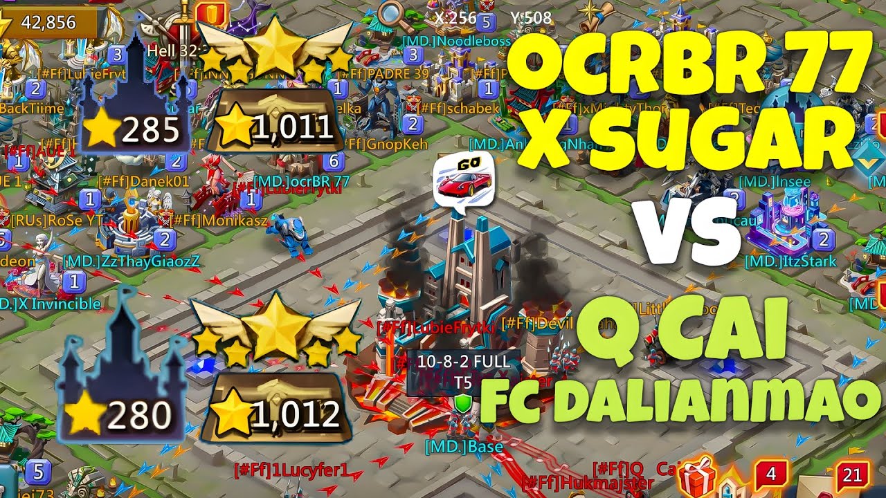 Lords Mobile -  The Best Clash of Emperors at K440. Bad Day For Q Cai and company!