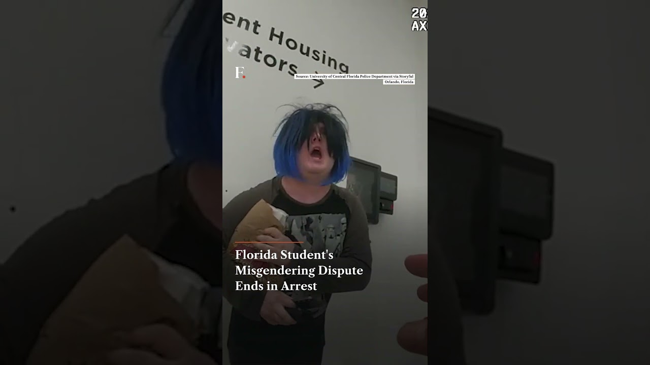 Florida Student's Heated Reaction to Misgendering Ends in Arrest | Firstpost News
