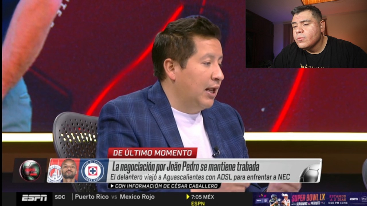 😱😡SE TRABA la NEGOCIACIÓN entre CRUZ AZUL y JOAO PEDRO revela Cesar Caballero. Llegó NUEVO REFUERZO