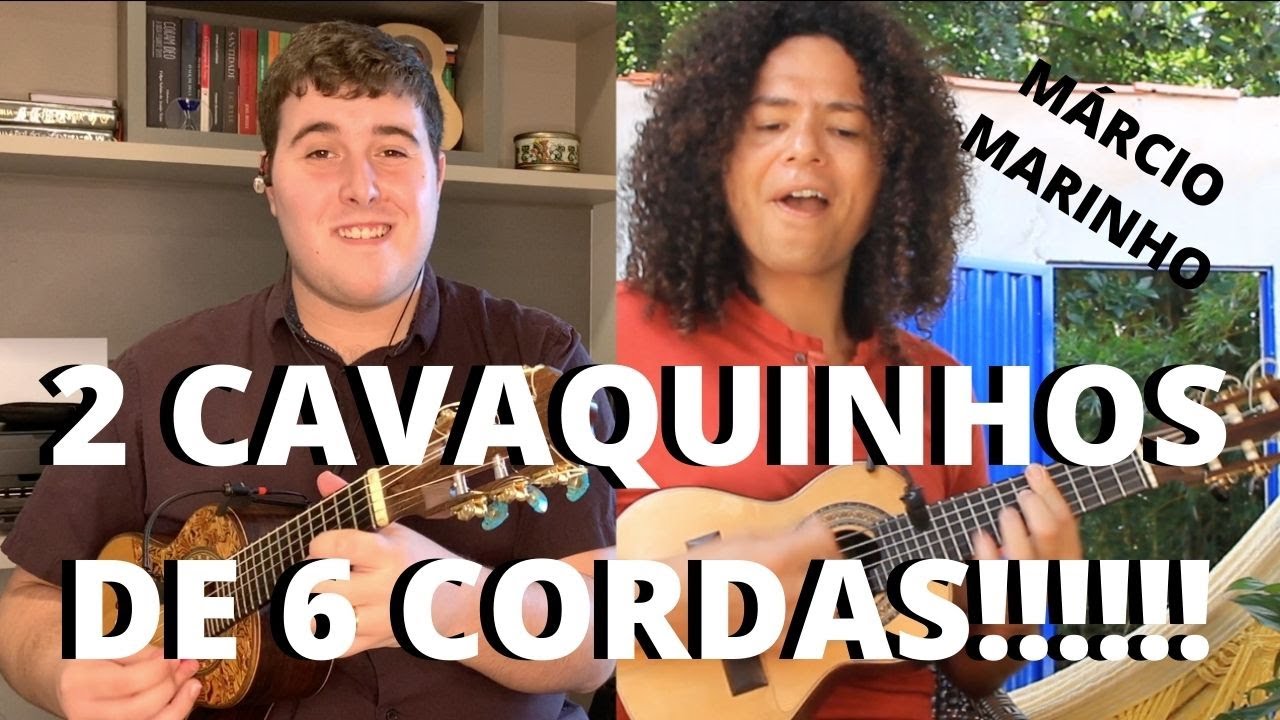 MÁRCIO MARINHO e MATHEUS DONATO no CAVAQUINHO DE 6 CORDAS! Choro Novo em Dó - Waldir Azevedo