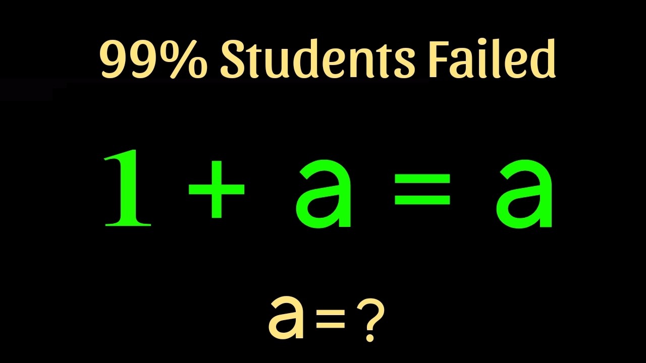 Solving a 'Harvard' University entrance exam question