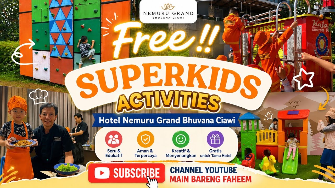 Gratiss!! Superkids Activities - Hotel Nemuru Grand Bhuvana Ciawi - 2025