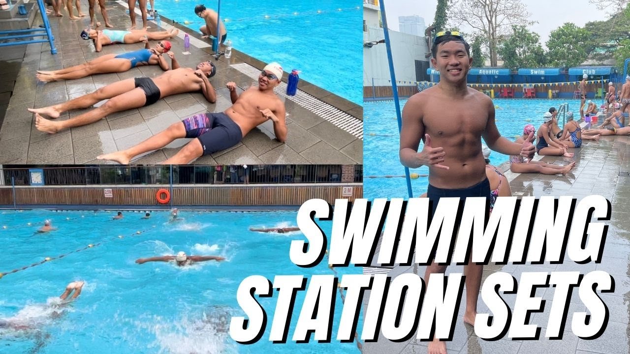 SET LATIHAN RENANG YANG MELELAHKAN TAPI SERU! ( STATION SET) 😱🔥