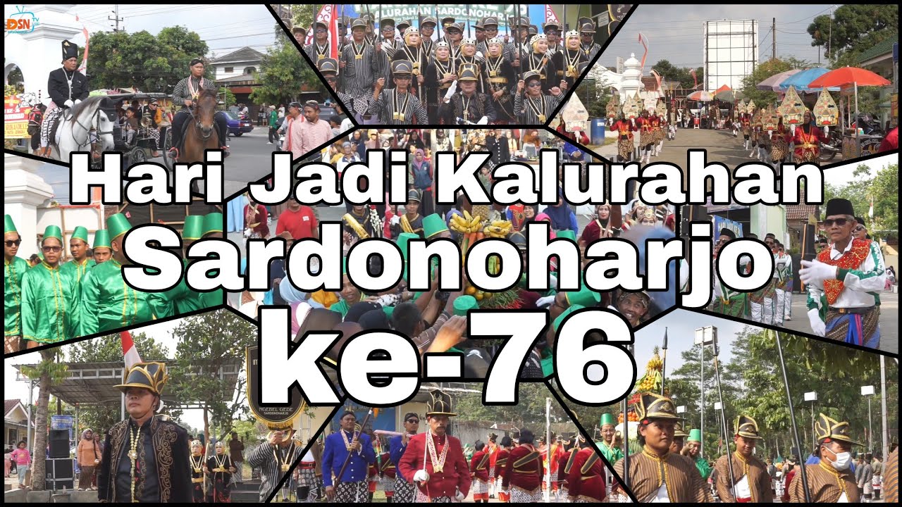 Kirab Bregodo Hari Jadi Kalurahan Sardonoharjo ke 76