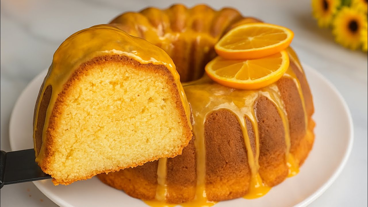 Самый простой и вкусный апельсиновый пирог, который тает во рту!! Быстрый и простой рецепт!