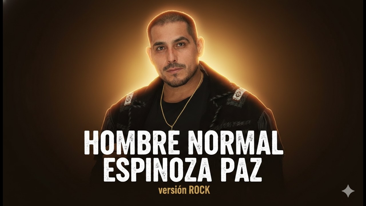 ESPINOZA PAZ  UN HOOMBRE NORMAL version rock(ia covers)#coversong #song #songs #music #musica #rock