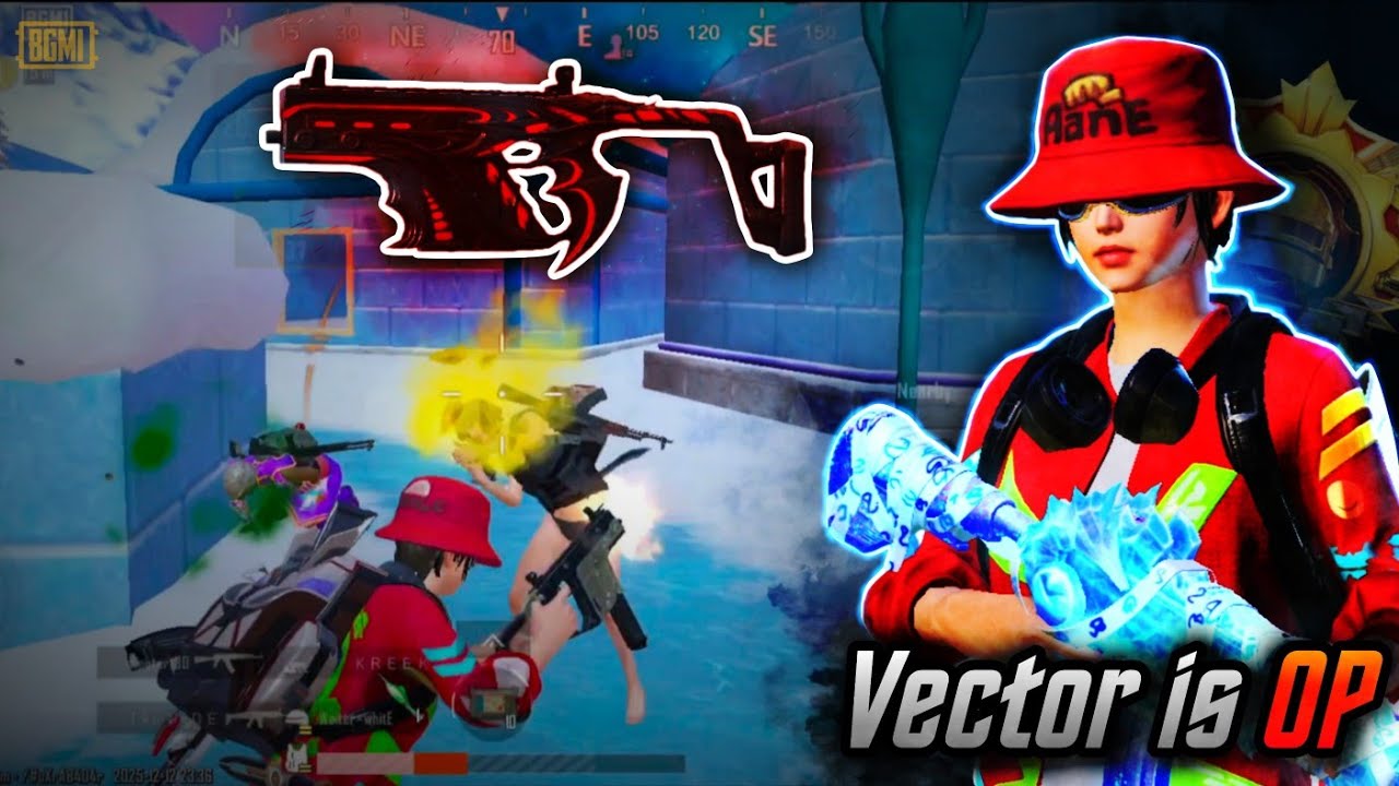 Vector is Buffed🔥 ?| BGMI 4.1 Best Clutches in Ace Dominator Lobby 💥