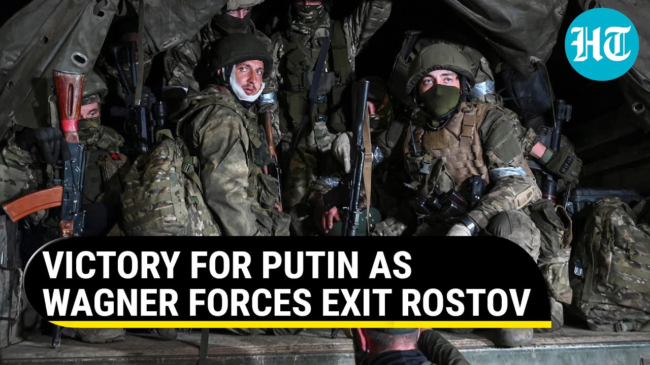 How Russians Responded to Wagner Fighters Exiting Rostov After Coup Against Putin