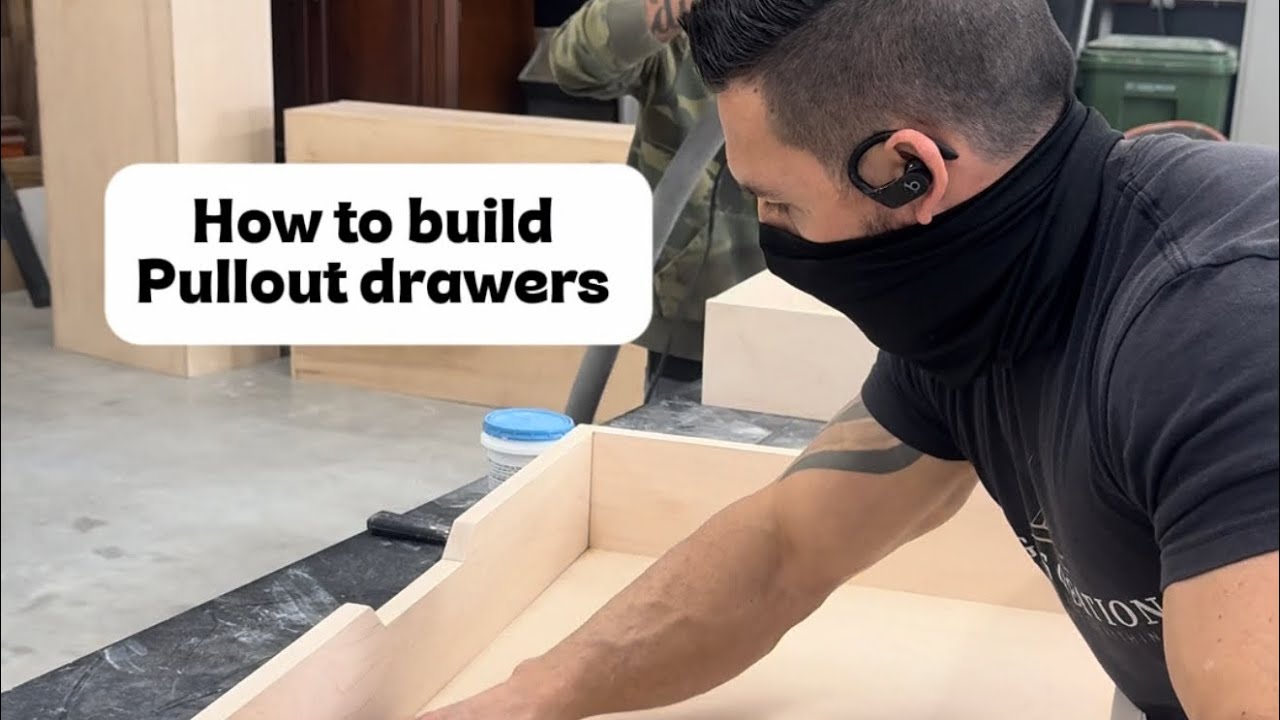 How to build pull out drawers 