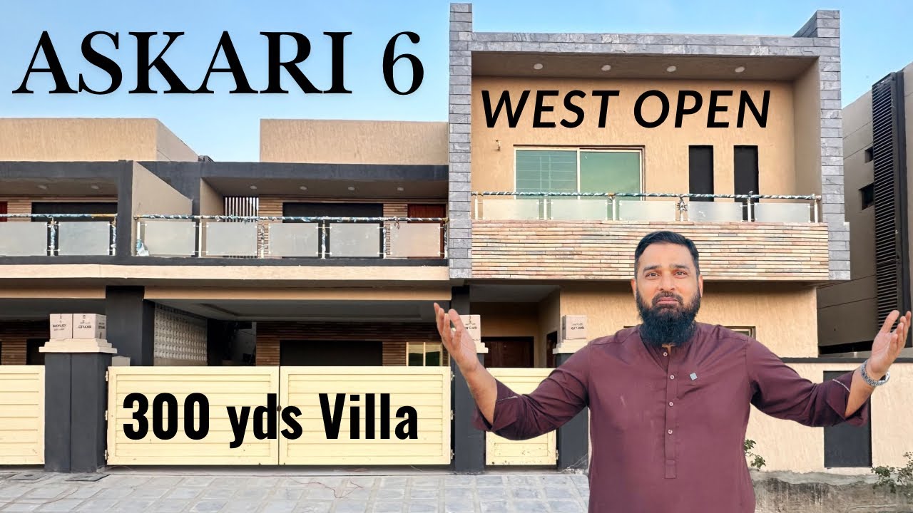 Askari 6 Karachi | 300 yds Park Facing and West Open | Inside Tour 2026 update 