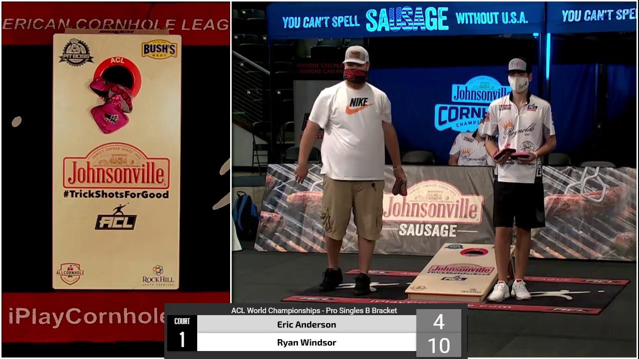 Ryan Windsor Airmail vs. Eric Anderson Roll Cornhole