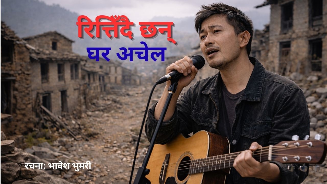 RITTINDAI CHHAN GHAR ACHEL/ रित्तिँदै छन् घर अचेल/ Bhavesh Bhumari
