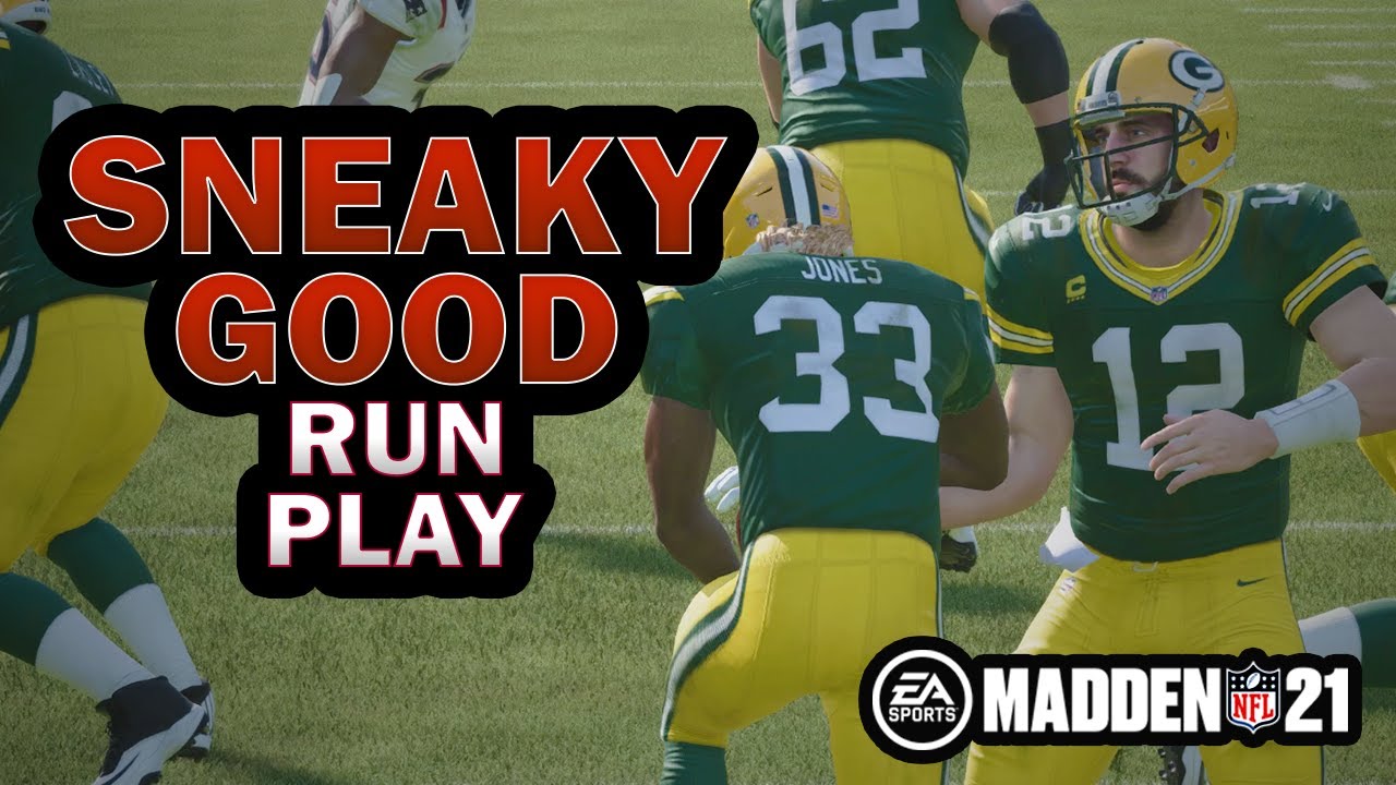 Sneaky Good Run play to use in Madden 21
