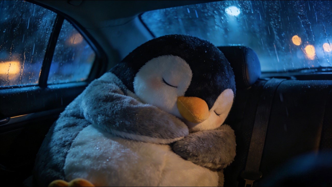 Hours of Rain Sounds from the Backseat | Cozy Car Interior Rain for Deep Sleep & Relaxation