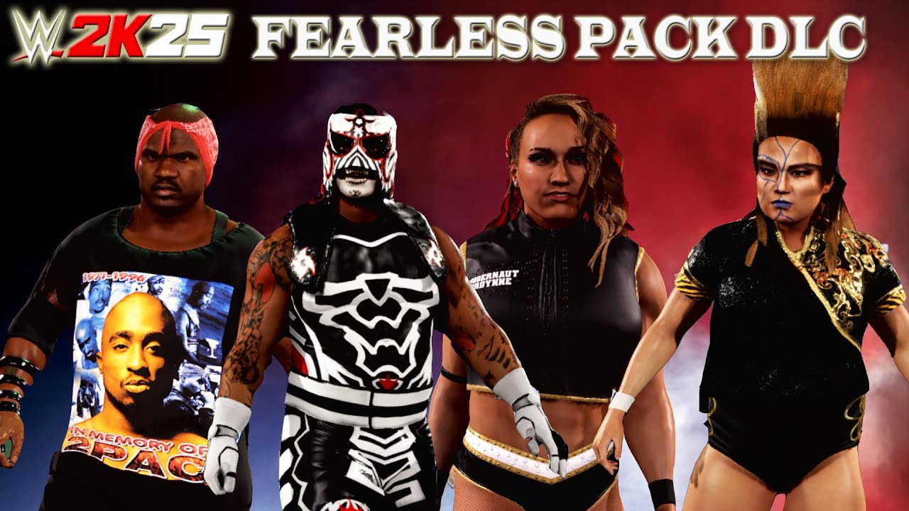 WWE 2K25 Fearless Pack DLC Entrance Preview ft. Penta, Bull Nakano, Jordynne Grace & New Jack