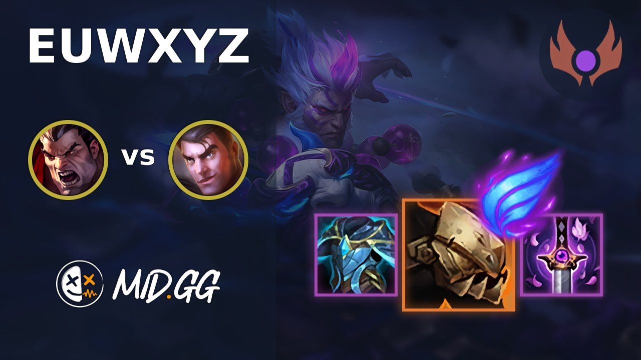 MID.GG: [ EUWXYZ ] Darius TOP vs Jayce | EUW MASTER | LOL Season 2025