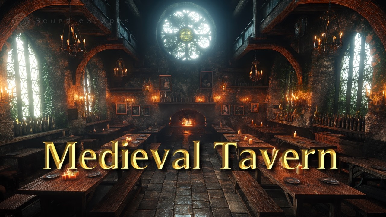 Relaxing Medieval Tavern Music | Celtic & Fantasy Ambience