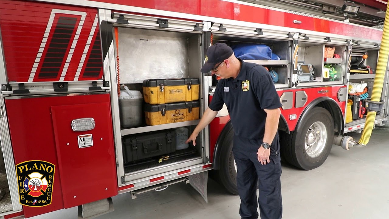 Take a tour of a Plano Fire-Rescue Ladder Truck!