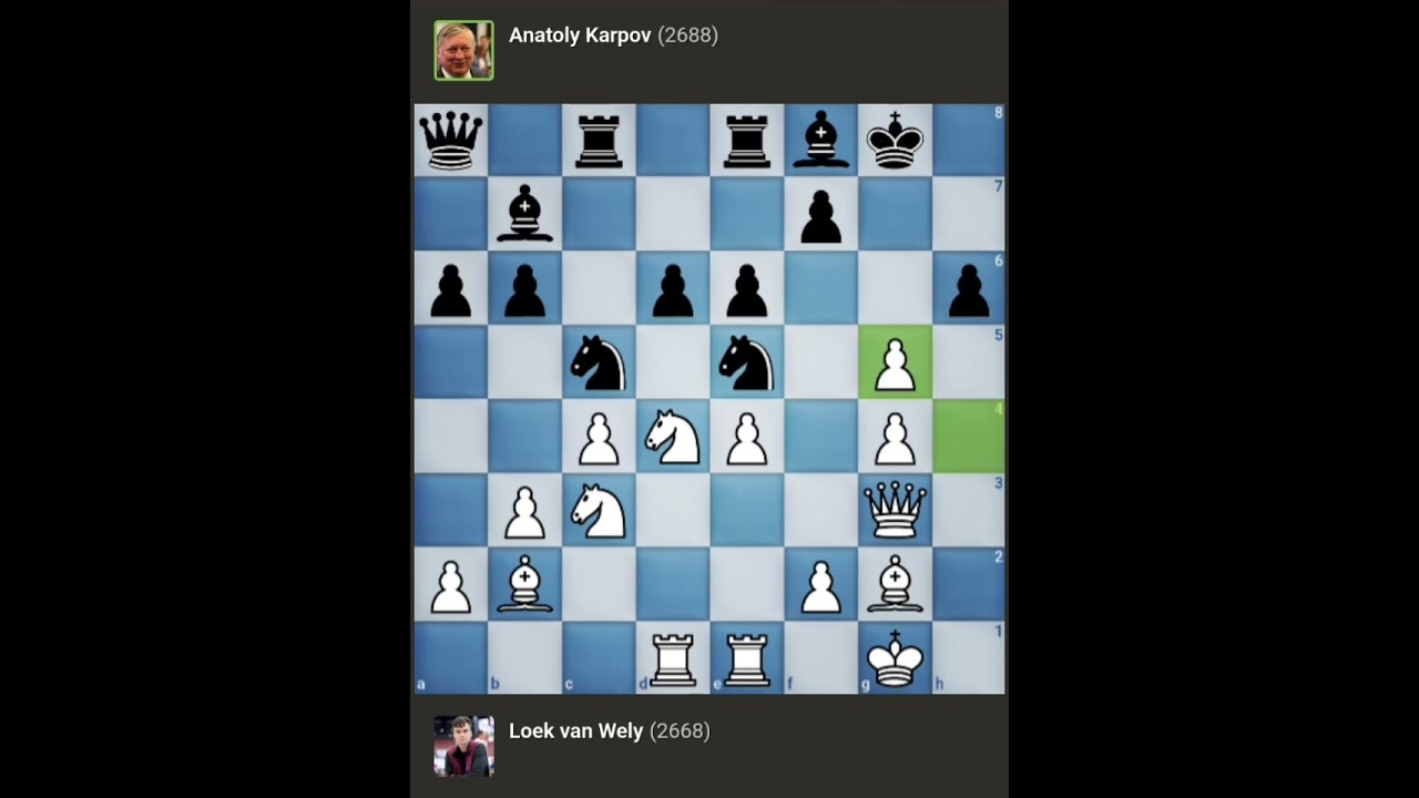 Loek van Wely vs Anatoly Karpov || Cup World Active • Dubai - UAE (2002)