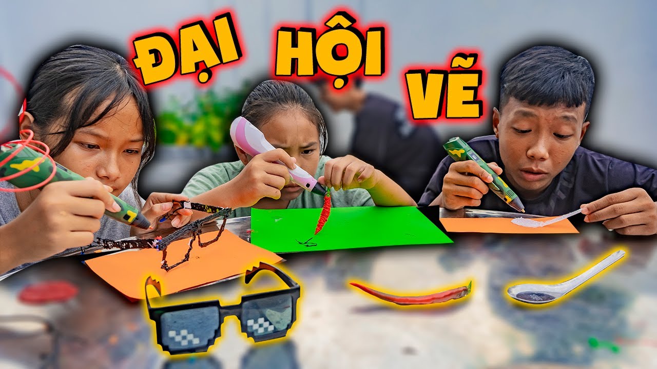 Thái Chuối | Thử Thách Tạo Hình 3D Theo Vật Mẫu