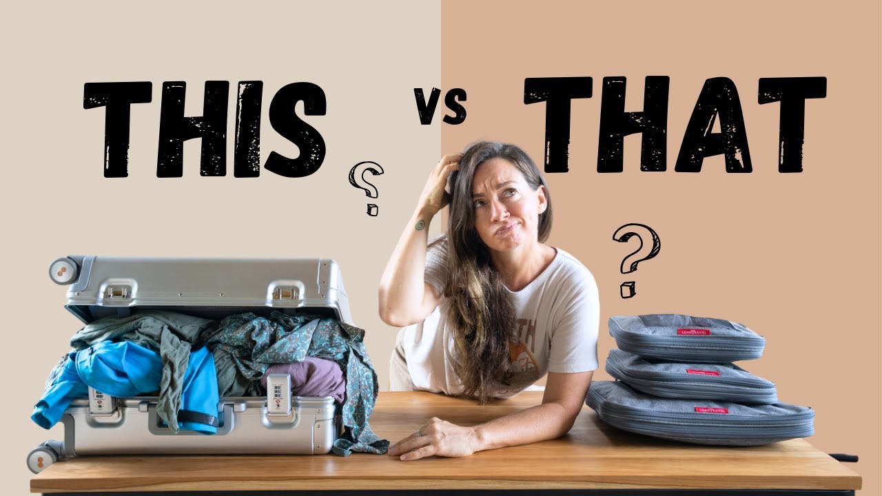 Packing Cubes VS No Packing Cubes | Side by Side Comparison