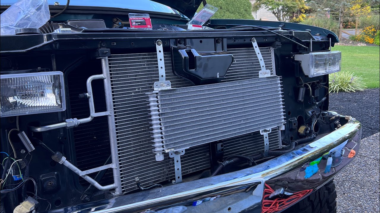 1997 Chevy K1500 - 40k Tru Cool Transmission Cooler Install
