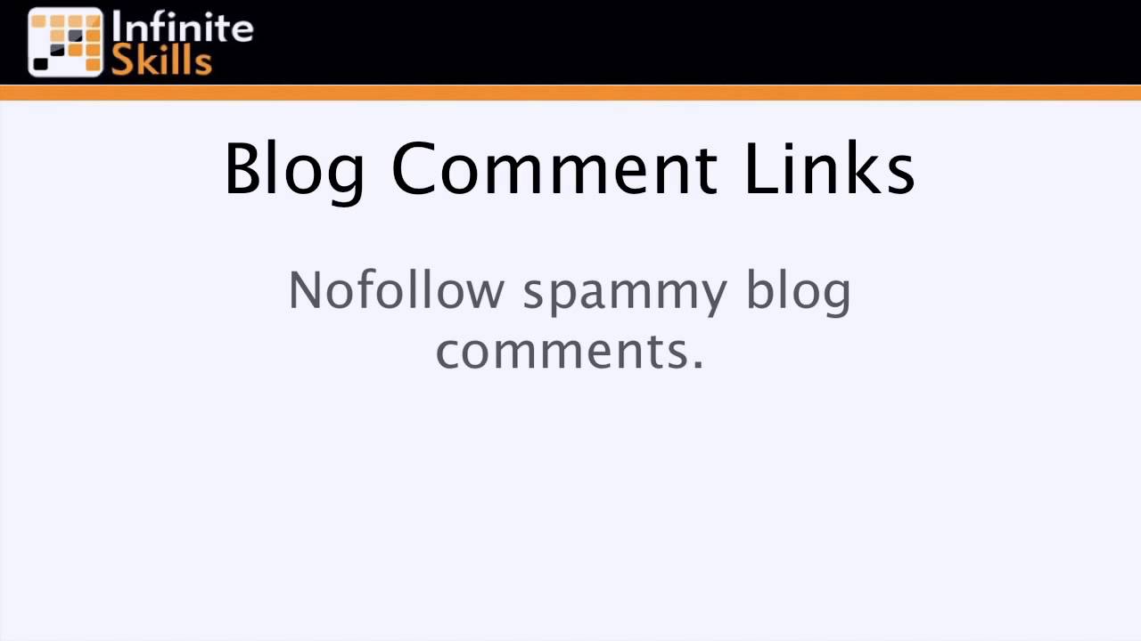 Search Engine Optimization Tutorial Series | When To Use The Nofollow Tag