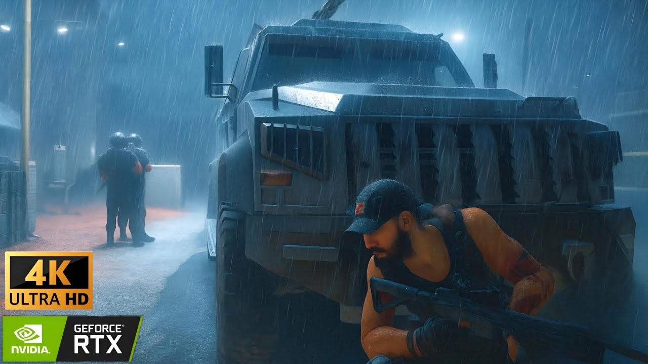 Ghost Recon Wildlands /Night Military Base Strike/Ultra 4k Gameplay.