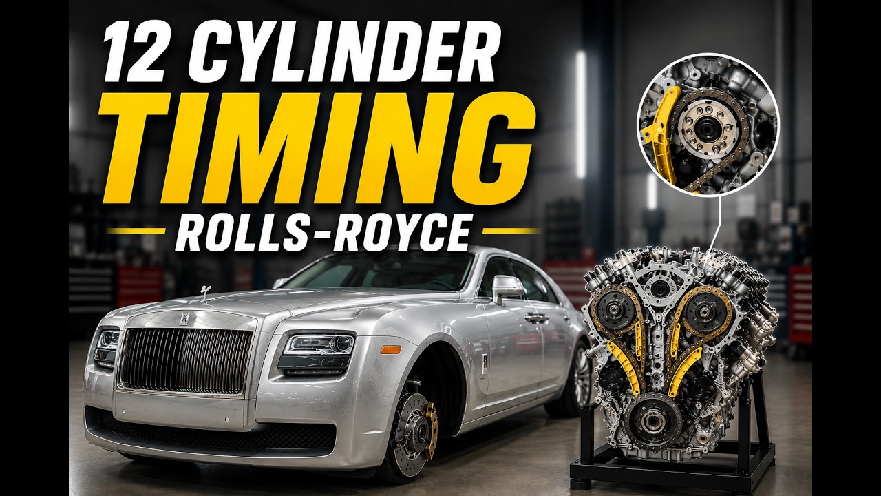 How to set Timing on a 12 cylinder ROLLSROIS ! Step by step.