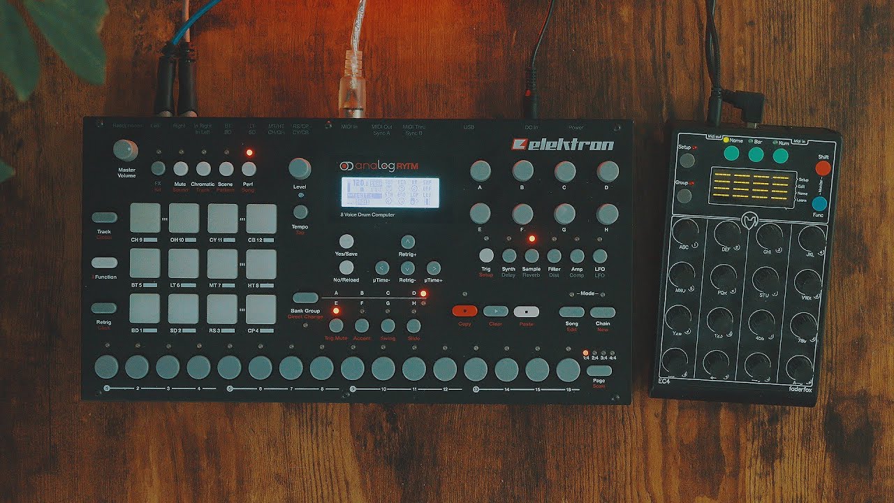 Elektron talk: Analog Rytm with Fader Fox EC-4 is a Game Changer!