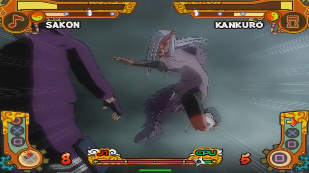 {Sakon Vs Kankuro (Clássico)} Naruto Shippuden Ultimate Ninja 5