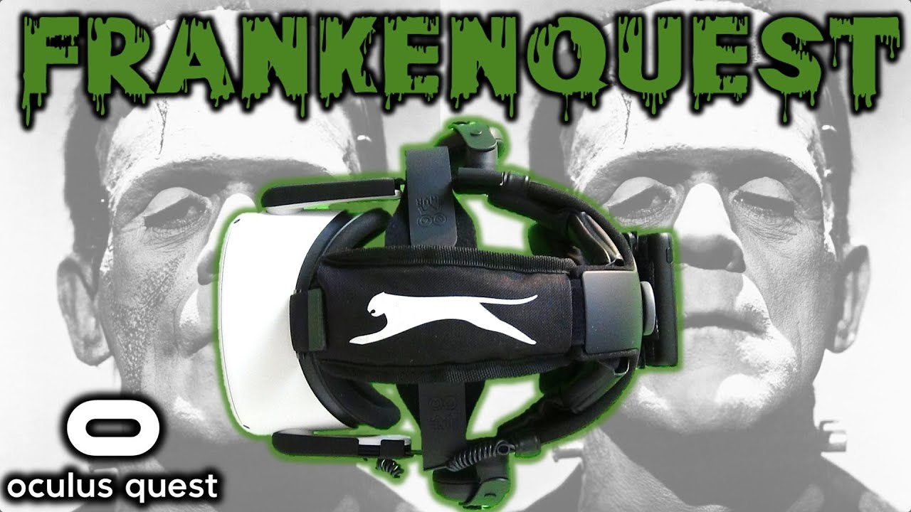 Best Oculus Quest 2 Comfort Head Strap Mods! Frankenquest 2 DAS with Battery Pack & Extra Padding