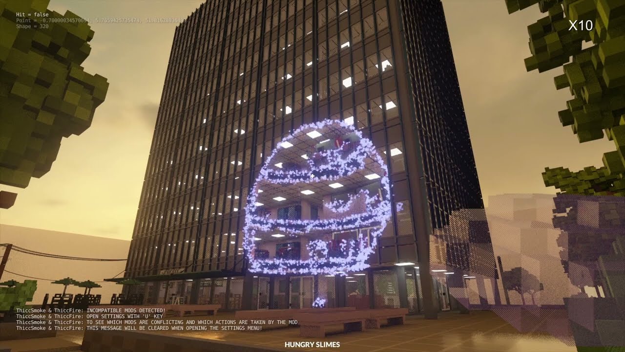 Dynamic Office Tower vs hungry Slime / Teardown