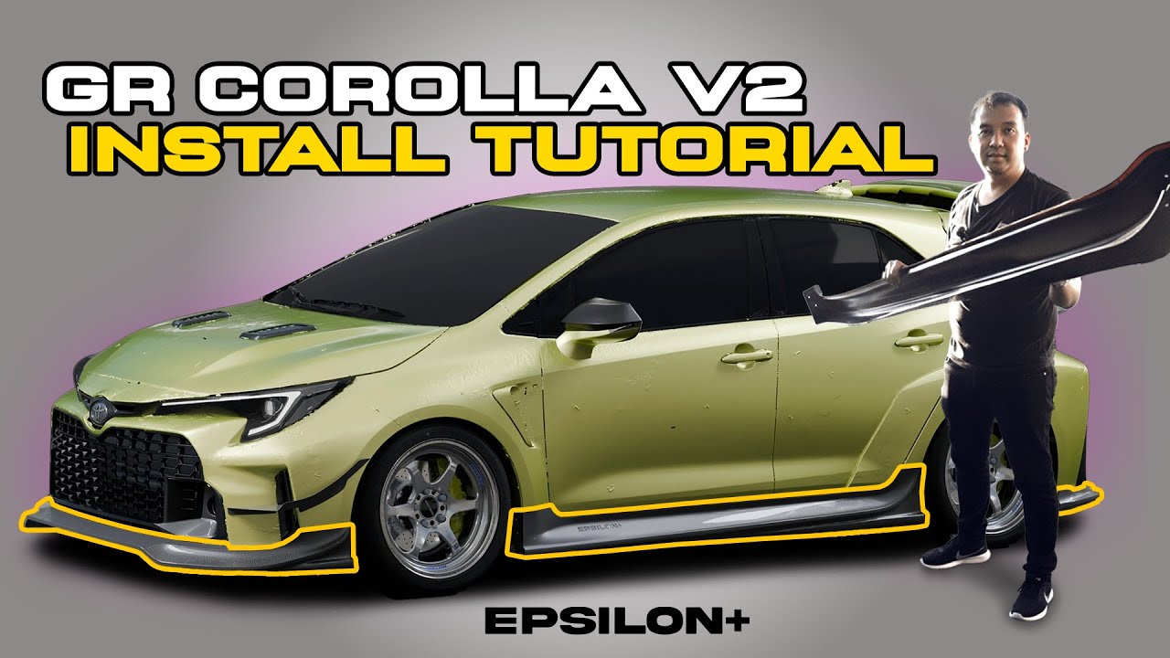 Лучший комплект обвеса для GR Corolla, теперь еще лучше! Инструкция по установке комплекта обвеса...
