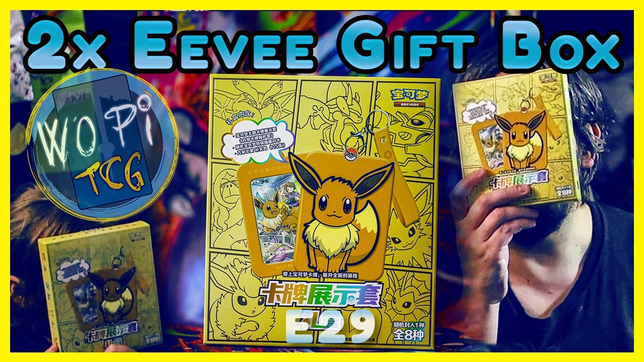 1,5 Wopis öffnen 2 Eevee Gift Boxen (CN) und quatschen Blödsinn! | Pokémon TCG Opening