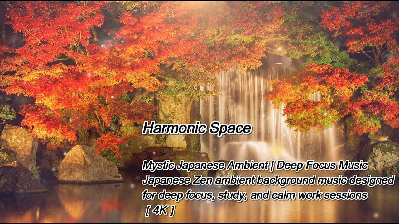 Mystic Japanese Ambient | Deep Focus Music Japanese Zen ambient ［4K］