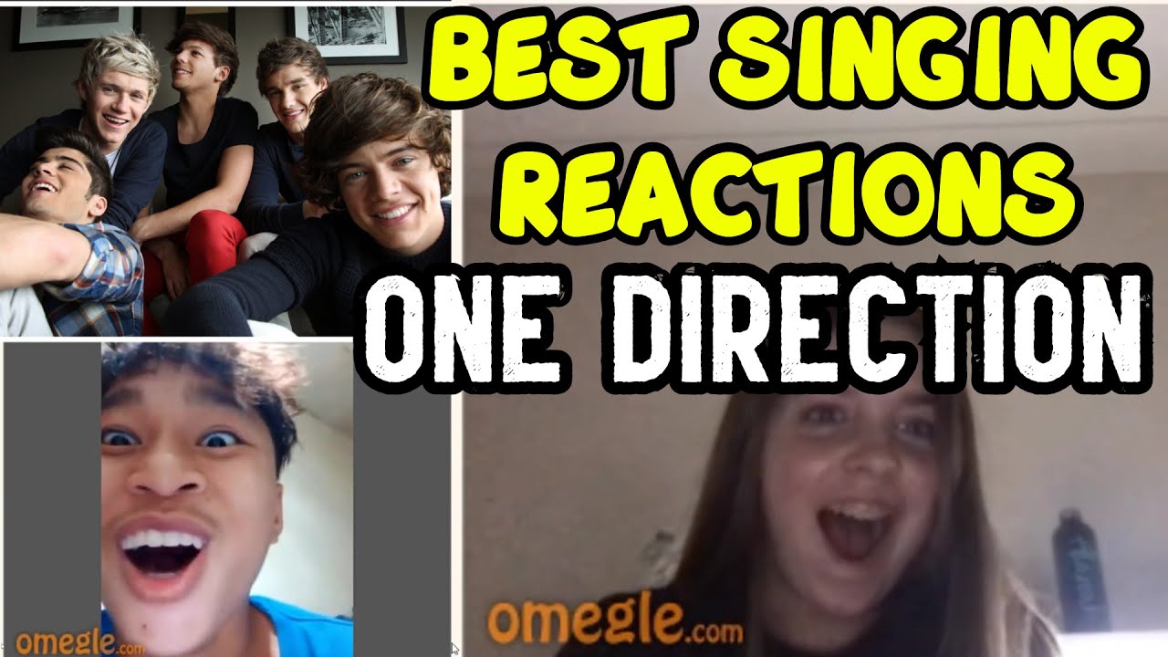 SINGING REACTIONS on OMEGLE ONE DIRECTION SONGS #10YearsofOneDirection