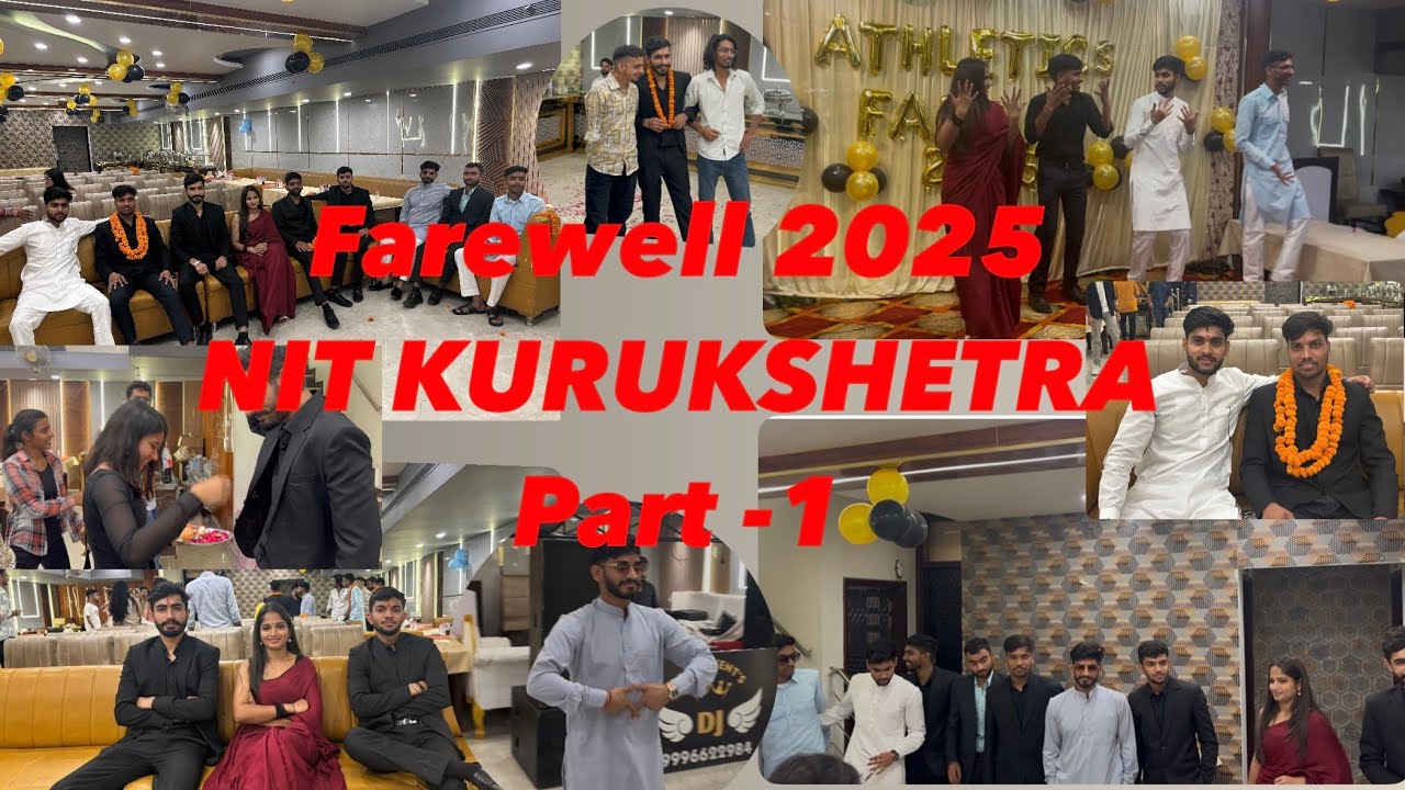 Farewell 2025 NIT KURUKSHETRA Athletics 2025 || VECTOR