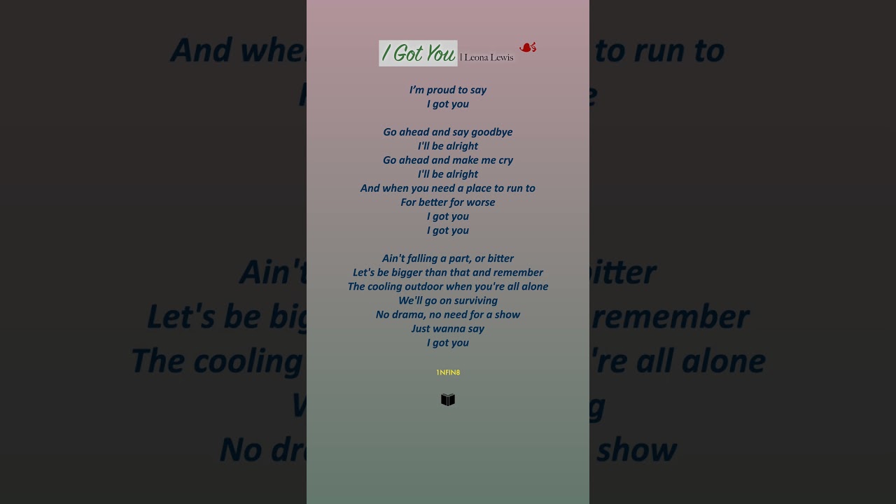 [4K] LEONA LEWIS - I Got You #leonalewis