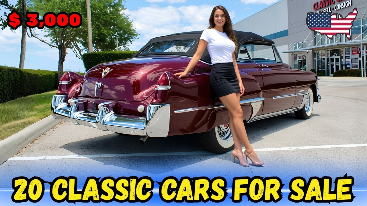 20 редких и красивых американских классических автомобилей 1950-х годов