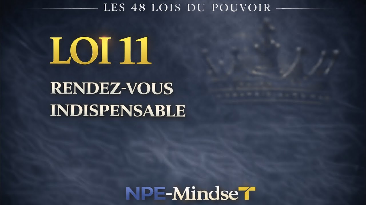 Loi 11 du Pouvoir : Rendez-Vous Indispensable (Le Secret de l’Influence Durable)