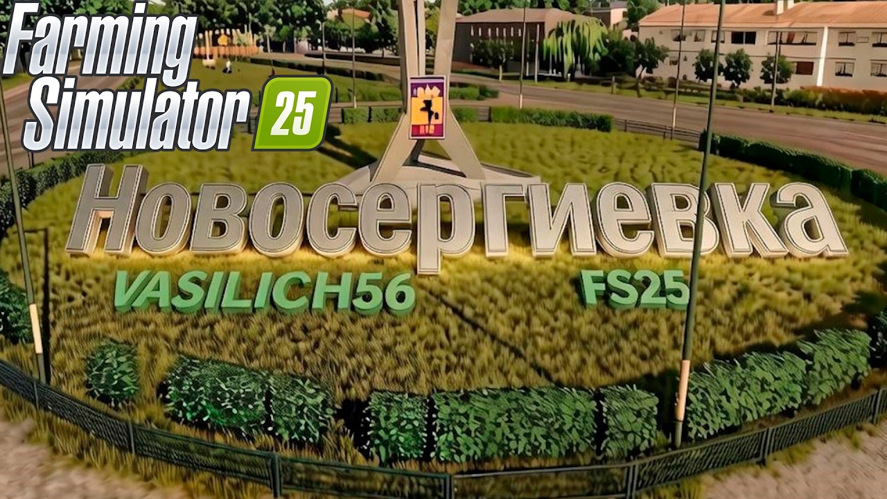 Farming Simulator 25. карта НОВОСЕРГИЕВКА ✅ Live stream 👍🏻