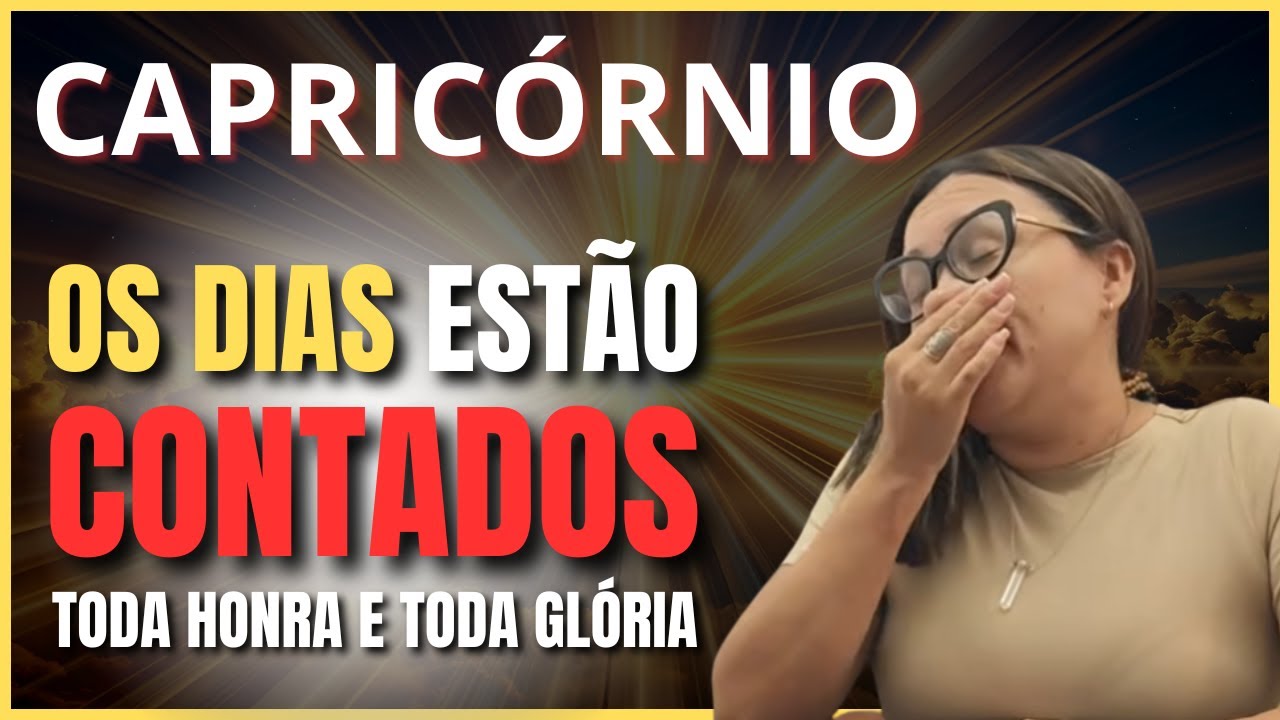 CAPRICÓRNIO 2026 VOCÊ VAI CHORAR DE ALÍVIO… QUANDO ESSA NOTÍCIA CHEGAR! SERÁ HONRADO DIANTE DE TODOS
