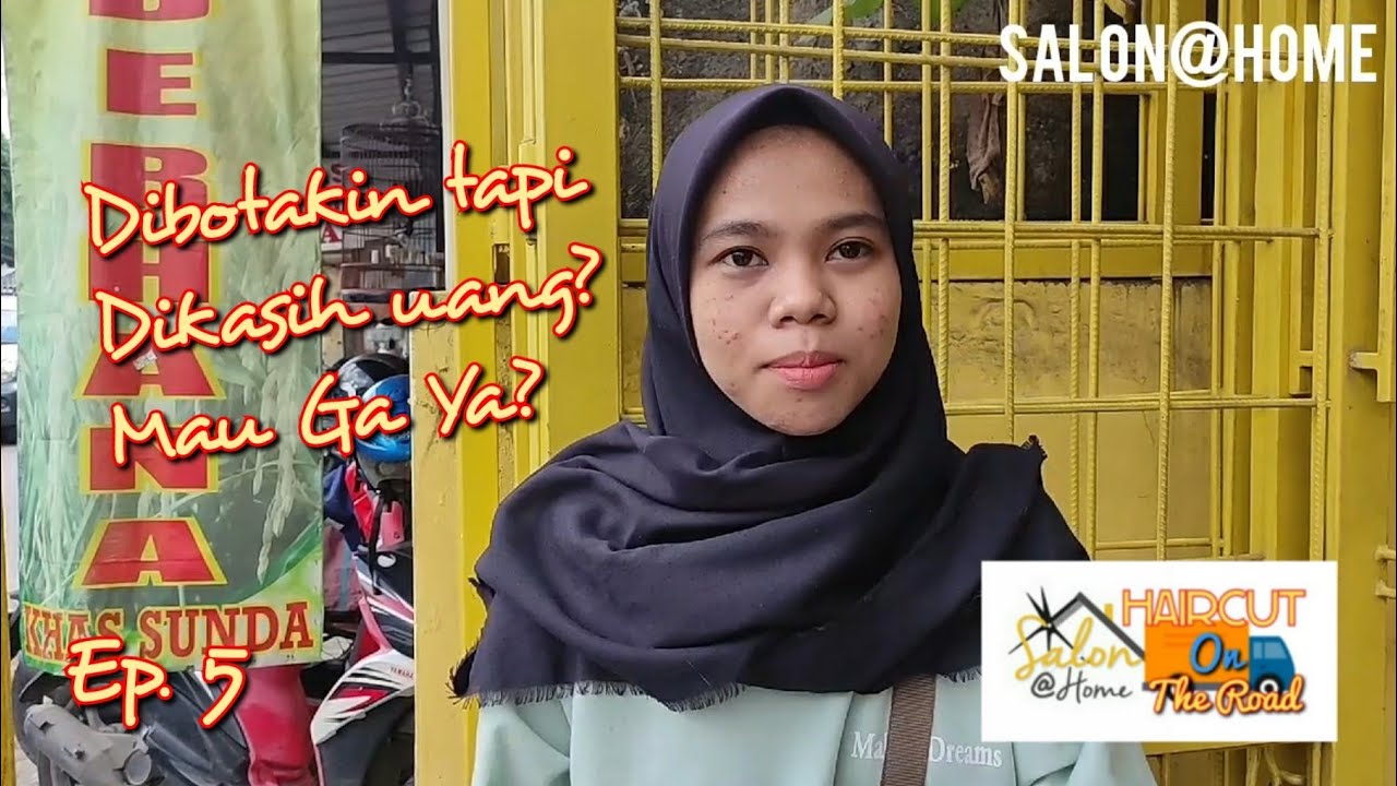 HAIRCUT ON THE ROAD 5 - DIBOTAKIN TAPI DIKASIH UANG, MAU GA? ( Girl Buzzcut Challenge )