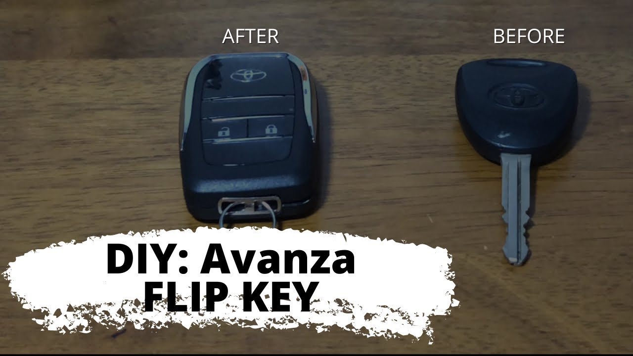 DIY: How to Convert Your OLD KEY to FLIP KEY for AVANZA (SUPER EASY!)