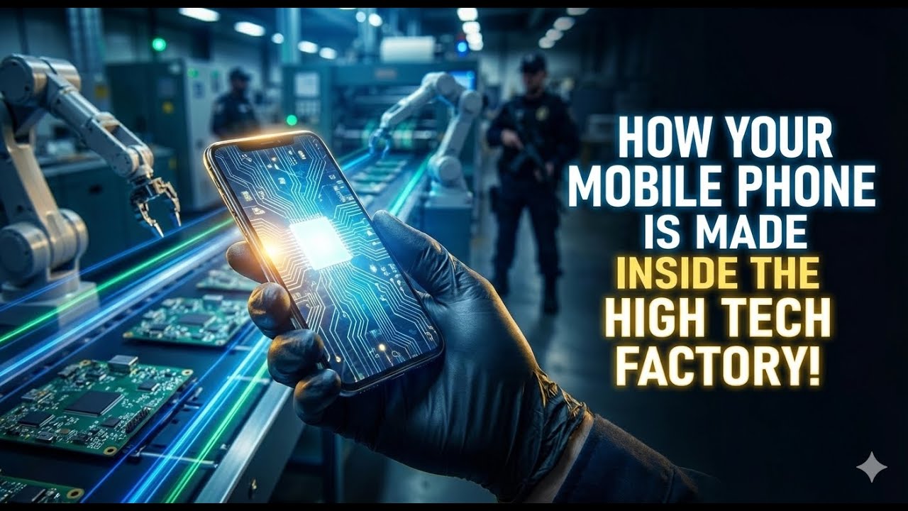 “How Your Mobile Phone Is Made Inside  Factory Where Robots Build Millions of Smartphones