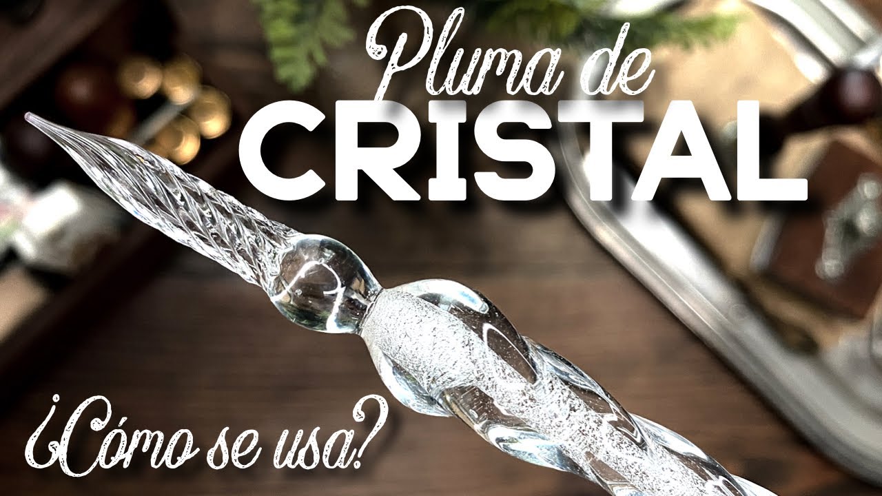 Pluma de cristal para caligrafía 🔮